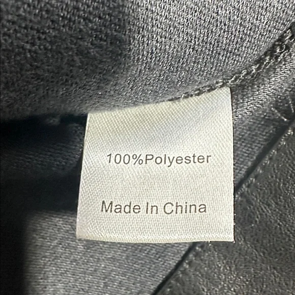 TUCKERNUCK Black Faux Leather Margot Top ~ L - Picture 12 of 14